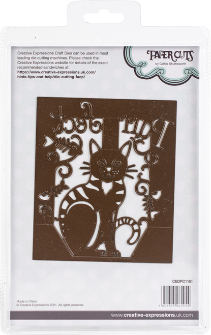 Creative Expressions Paper Cuts Craft Die-Purrfect Pals CEDPC151
