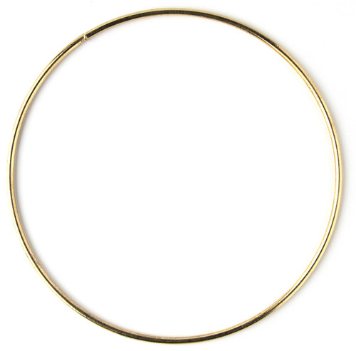 12 Pack - CousinDIY Metal Macrame Ring 3"-Gold - 40000648
