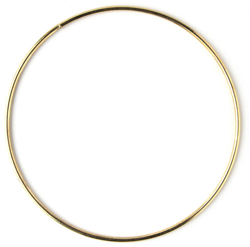 12 Pack CousinDIY Metal Macrame Ring 3"-Gold 40000648