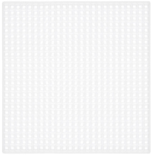 12 Pack - CousinDIY Plastic Canvas Shape 7 Count 3" 10/Pkg-Squares Clear - 40000744