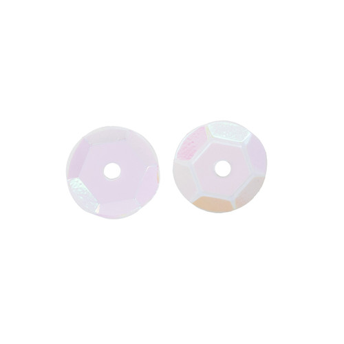 12 Pack - CousinDIY Cupped Sequins-White Iridescent, 8mm 200/Pkg - 5A002F8C-871