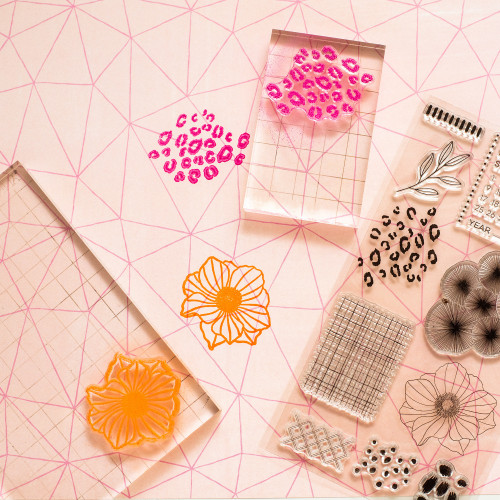 Amy Tan Brave & Bold Acrylic Stamps-10/Pkg - AT002116
