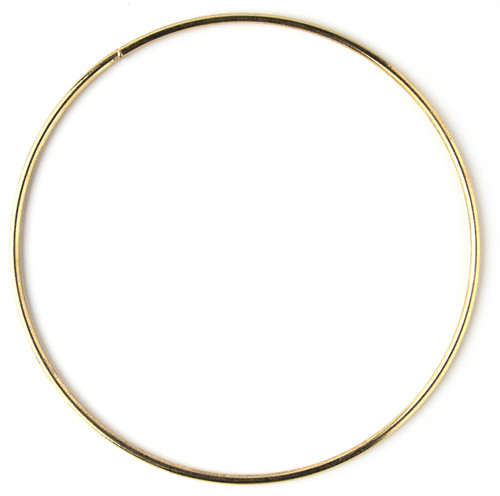 3 Pack CousinDIY Metal Macrame Ring 18"-Gold 40000655