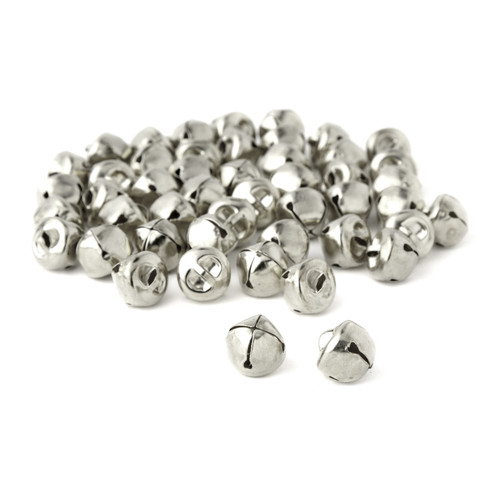 3 Pack - CousinDIY Jingle Bells .5" 48/Pkg-Silver - 40000638-638 3 Pack - CousinDIY Jingle Bells .5" 48/Pkg-Silver - 40000638-638