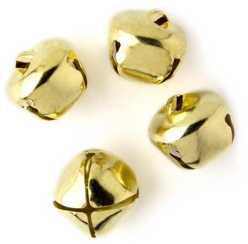 3 Pack - CousinDIY Jingle Bells 1.375" 4/Pkg-Gold - 40000629-629