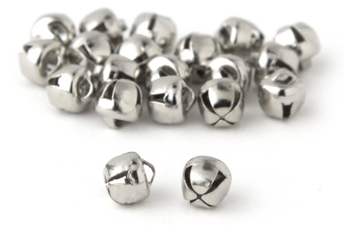 6 Pack - CousinDIY Jingle Bells .25" 20/Pkg-Silver - 40000631