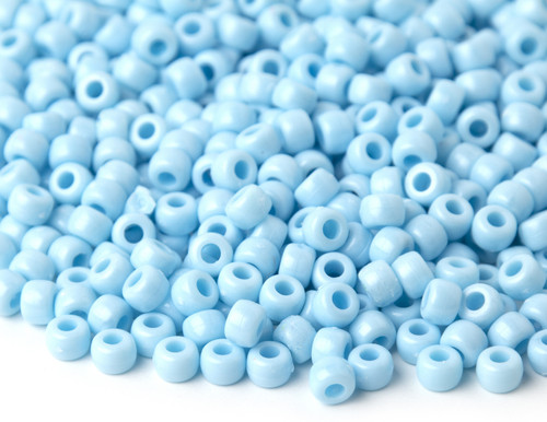 3 Pack - CousinDIY Pony Beads 6mmx9mm 720/Pkg-Opaque Ligth Blue - PB720-844 3 Pack - CousinDIY Pony Beads 6mmx9mm 720/Pkg-Opaque Ligth Blue - PB720-844