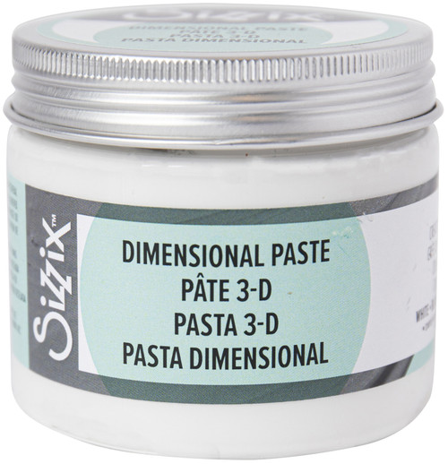 Sizzix Effectz Dimentional Paste 150ml-White 664573 - 630454261612