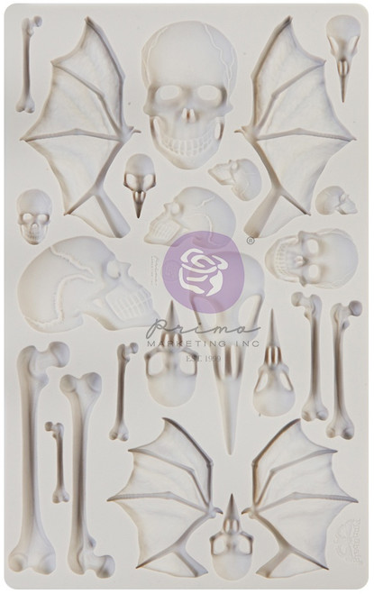 Finnabair Decor Moulds 5"X8"-Wings & Bones 968625