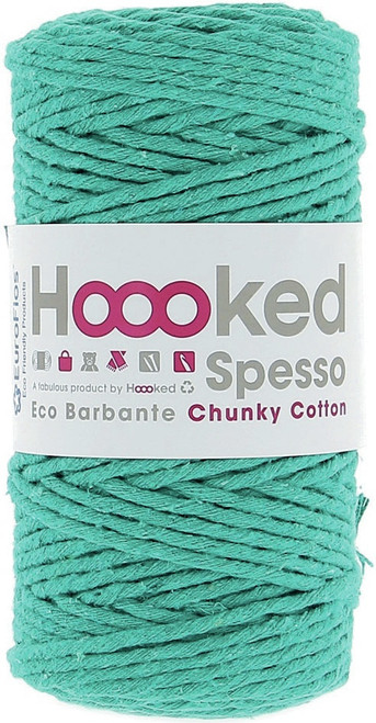 Hoooked Spesso Chunky Cotton Macrame Yarn-Lagoon SPESSOCH-810 - 8719874833349