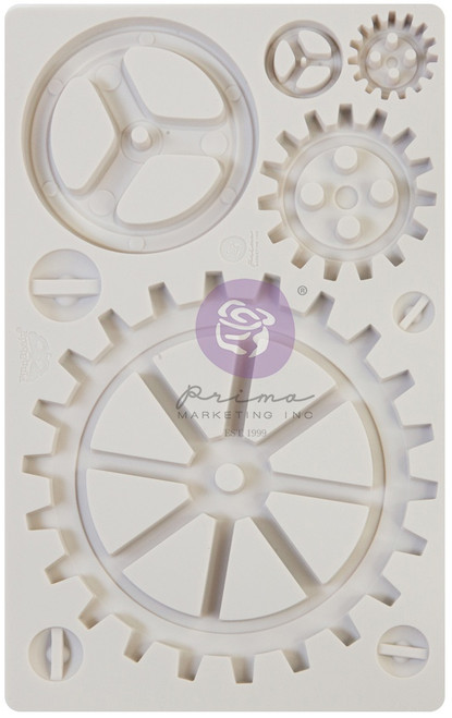 Finnabair Decor Moulds 5"X8"-Large Gears - 968939