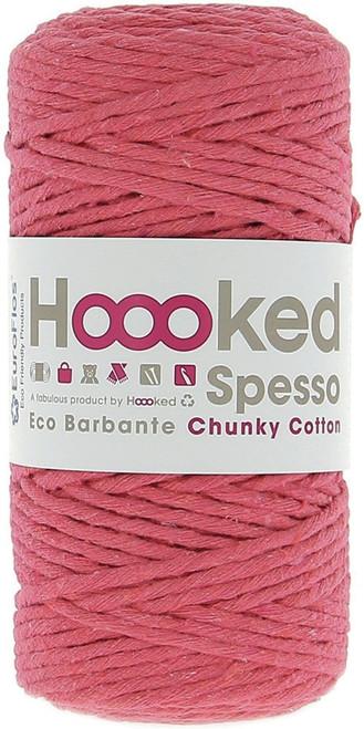 Hoooked Spesso Chunky Cotton Macrame Yarn-Coral - SPESSOCH-1070 - 87198748333018719874833301