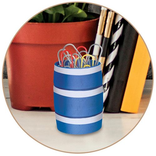 Craft Medley Mini Wood Barrel 2/Pkg-2"X1.5" - CW671