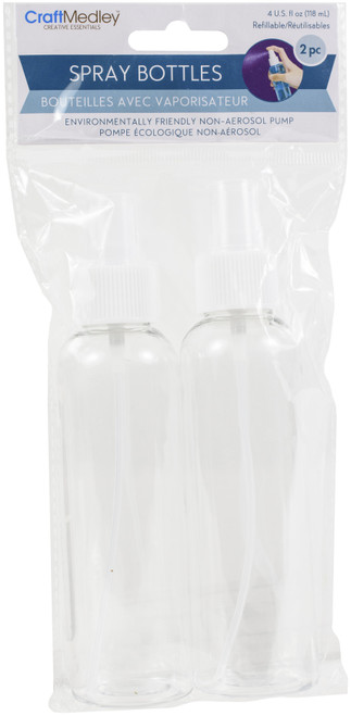 Craft Medley Empty Plastic Spray Bottle-4oz PB211 - 775749254945