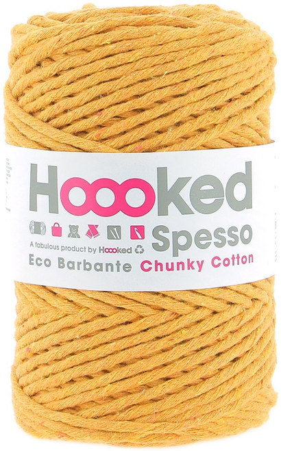 Hoooked Spesso Chunky Cotton Macrame Yarn-Curry - SPESSOCH-470 - 87198748338068719874833806