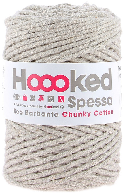 Hoooked Spesso Chunky Cotton Macrame Yarn-Biscuit - SPESSOCH-300 - 87198748337908719874833790