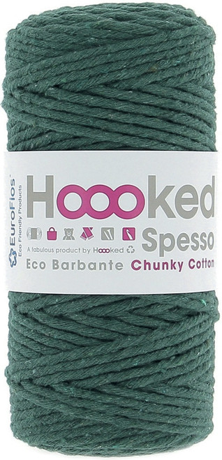 Hoooked Spesso Chunky Cotton Macrame Yarn-Pine - SPESSOCH-804 - 87198748333568719874833356