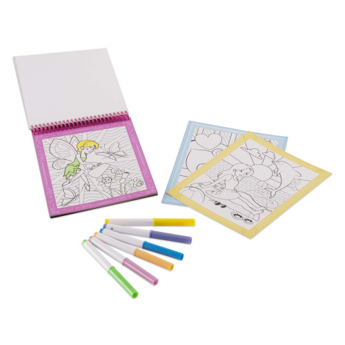 Melissa & Doug On The Go Color By Numbers-Pink - MDCBN-5377