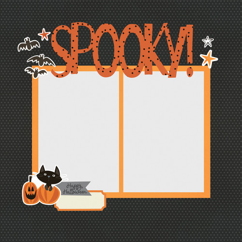 Simple Stories Simple Pages Page Pieces-Halloween SSSPPP-15909