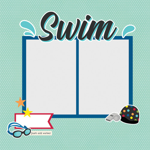 Simple Stories Simple Pages Page Pieces-Swim - SSSPPP-15942