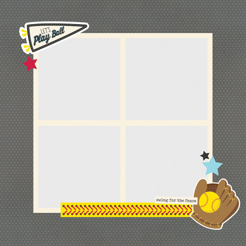 Simple Stories Simple Pages Page Pieces-Softball - SSSPPP-15941 Simple Stories Simple Pages Page Pieces-Softball - SSSPPP-15941