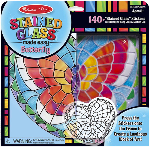 Melissa & Doug Stained Glass Made Easy Kit-Butterfly MD9295 - 000772092951