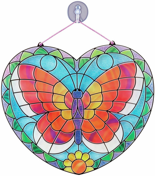 Melissa & Doug Stained Glass Made Easy Kit-Butterfly - MD9295