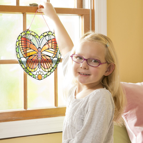 Melissa & Doug Stained Glass Made Easy Kit-Butterfly - MD9295
