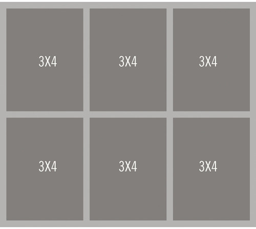 Simple Stories Simple Pages Page Template-(1) 6-3"X4" - SPT15829 - 810046695135