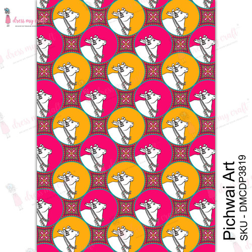 Dress My Craft Transfer Me Sheet A4-Pichwai Art - DMCD3819
