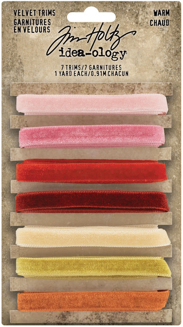 Idea-Ology Velvet Trims 7/Pkg-Warm - TH94115 - 040861941159