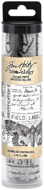 Idea-Ology Collage Paper 6"X6yds-Entomology - TH94120 - 040861941203