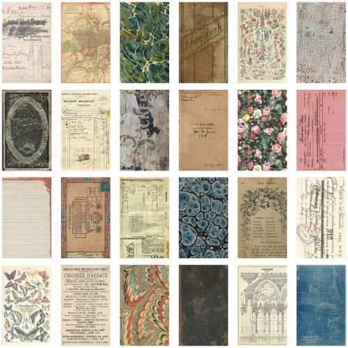 Idea-Ology Backdrops Double-Sided Cardstock 6"X10" 24/Pkg-Volume #1 - TH94117