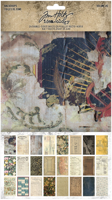 Idea-Ology Backdrops Double-Sided Cardstock 6"X10" 24/Pkg-Volume #2 - TH94118 - 040861941180