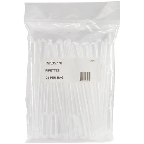 Ranger Pipettes 25pc POP Display Refill-Clear - INK35770 - 789541035770