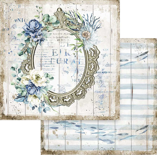 Stamperia Double-Sided Paper Pad 12"X12" 10/Pkg-Romantic Sea Dream, 10 Designs/1 Each SBBL87