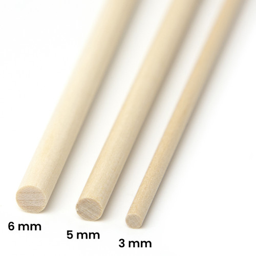 CousinDIY Dowel Rod .25"X12" 10/Pkg-Natural - 40000530