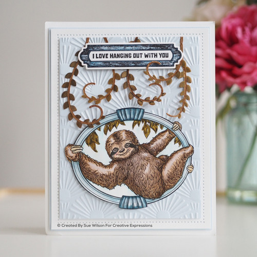 Creative Expressions Craft Dies By Sue Wilson-Safari Collection: Sloth CED1313