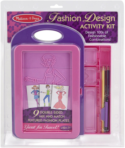Melissa & Doug Fashion Design Activity Kit- - MD4312 - 000772043120 Melissa & Doug Fashion Design Activity Kit- - MD4312 - 000772043120