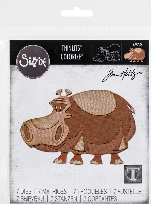 Sizzix Thinlits Dies By Tim Holtz 7/Pkg-Bernice Colorize 665366 - 630454272762