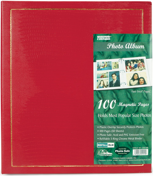 Pioneer Magnetic Page Photo Album 10"X11.5"-100 Pages - LM100 - 023602012141 Pioneer Magnetic Page Photo Album 10"X11.5"-100 Pages - LM100 - 023602012141