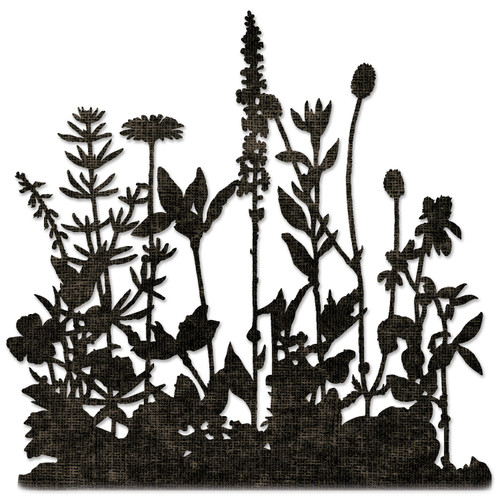 Sizzix Thinlits Die By Tim Holtz-Flower Field - 665369