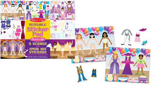 Melissa & Doug Reusable Sticker Pad-Dress Up - MD4198