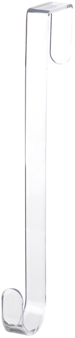 CousinDIY Plastic Door Wreath Hanger 12"-Clear - 40000951 - 191648097252