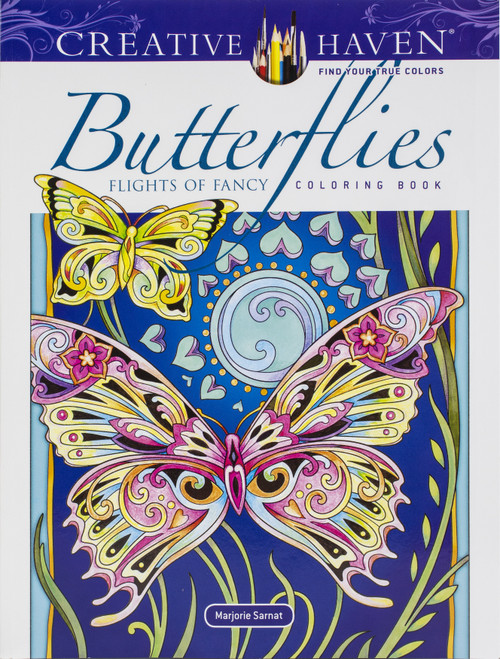 Creative Haven: Butterflies Flights Coloring Book-Softcover B6845418 - 97804868454189780486845418