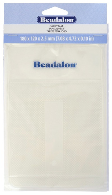 Beadalon Tacky Bead Mat-7.08"X4.72"X.10" - 218H-210 - 035926133068