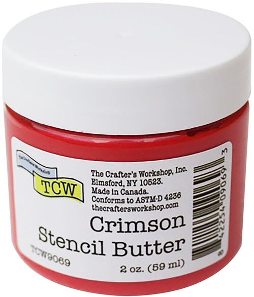 3 Pack Crafter's Workshop Stencil Butter 2oz-Crimson TCWSB2OZ-9069 - 842254090693