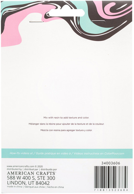 3 Pack - American Crafts Color Pour Resin Mix Ins 20/Pkg-Acetate Flowers - 34003606