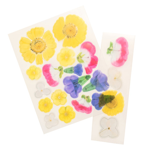 3 Pack - American Crafts Color Pour Resin Mix Ins 20/Pkg-Acetate Flowers - 34003606