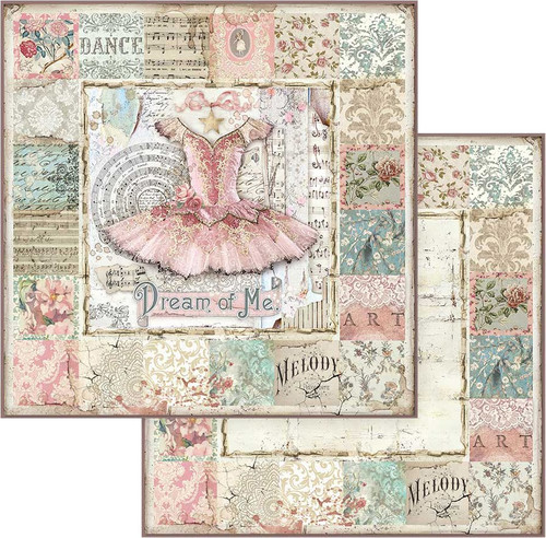 Stamperia Double-Sided Paper Pad 12"X12" 10/Pkg-Passion, 10 Designs/1 Each SBBL84